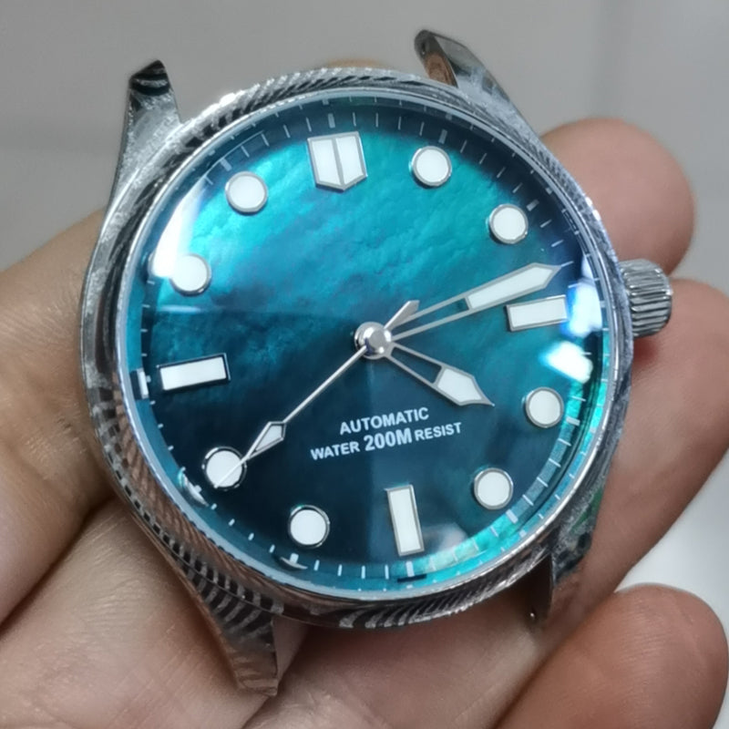Automatic mechanical Damascus watch