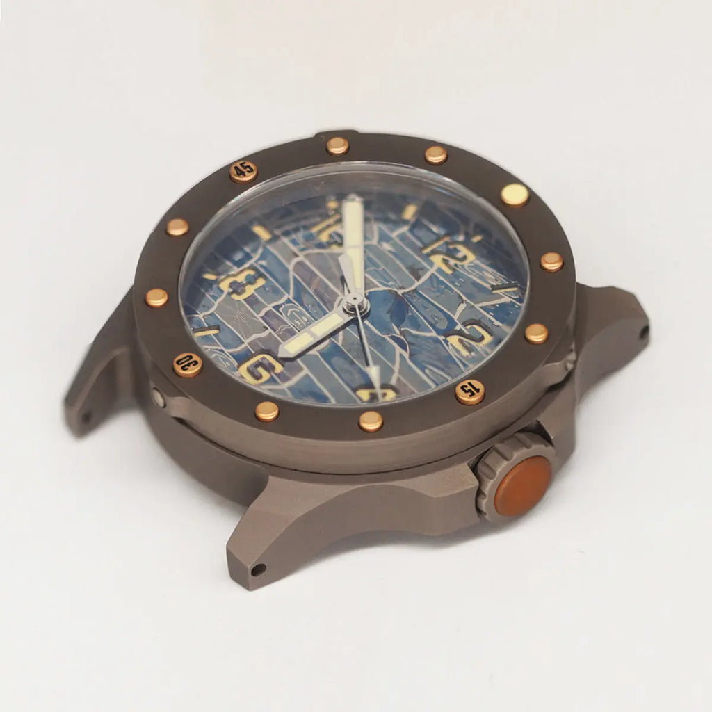 Automatic mechanical bronze/ Titanium diving watch sidaxin