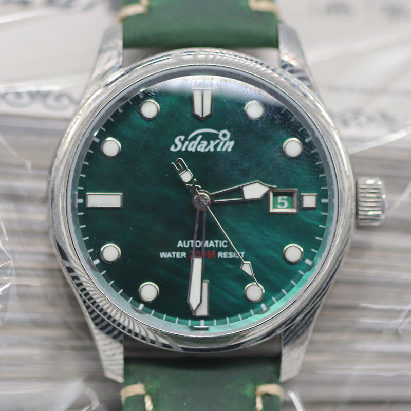 Automatic mechanical Damascus watch
