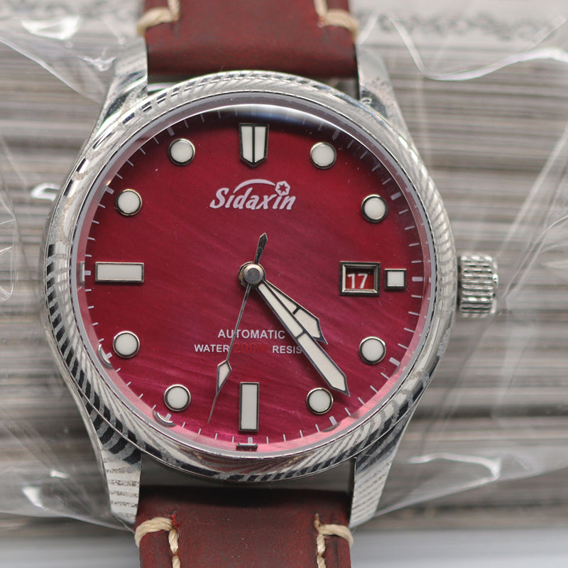 Automatic mechanical Damascus watch