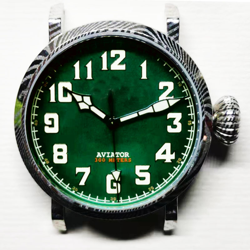 Automatic mechanical Damascus watch