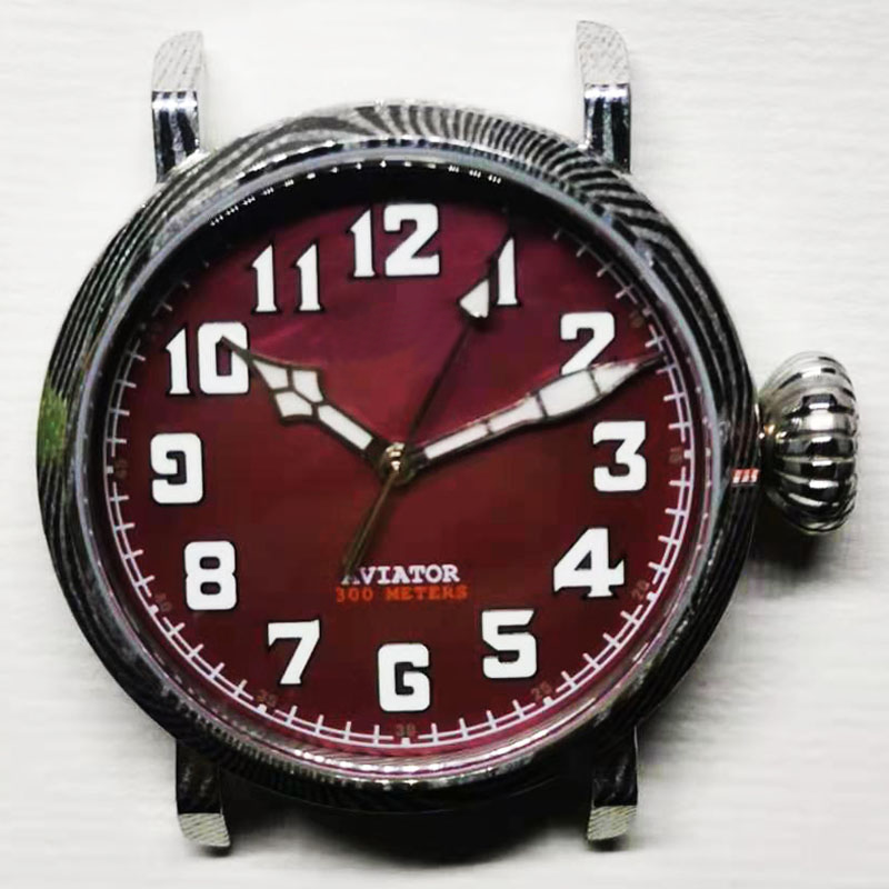 Automatic mechanical Damascus watch