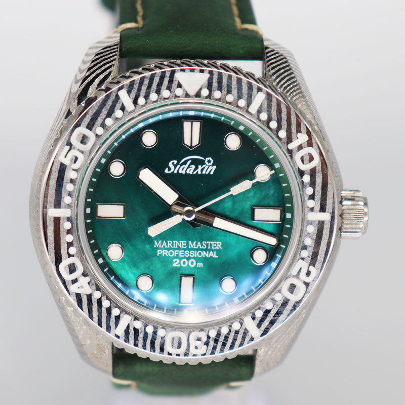 Automatic mechanical Damascus watch