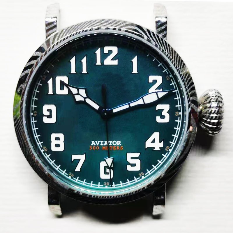 Automatic mechanical Damascus watch