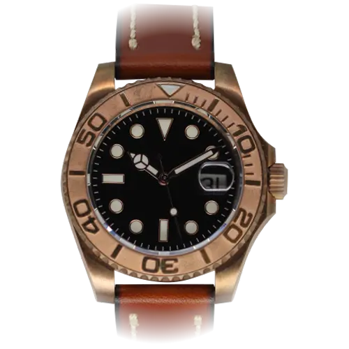 Automatic mechanical bronze watch sidaxin