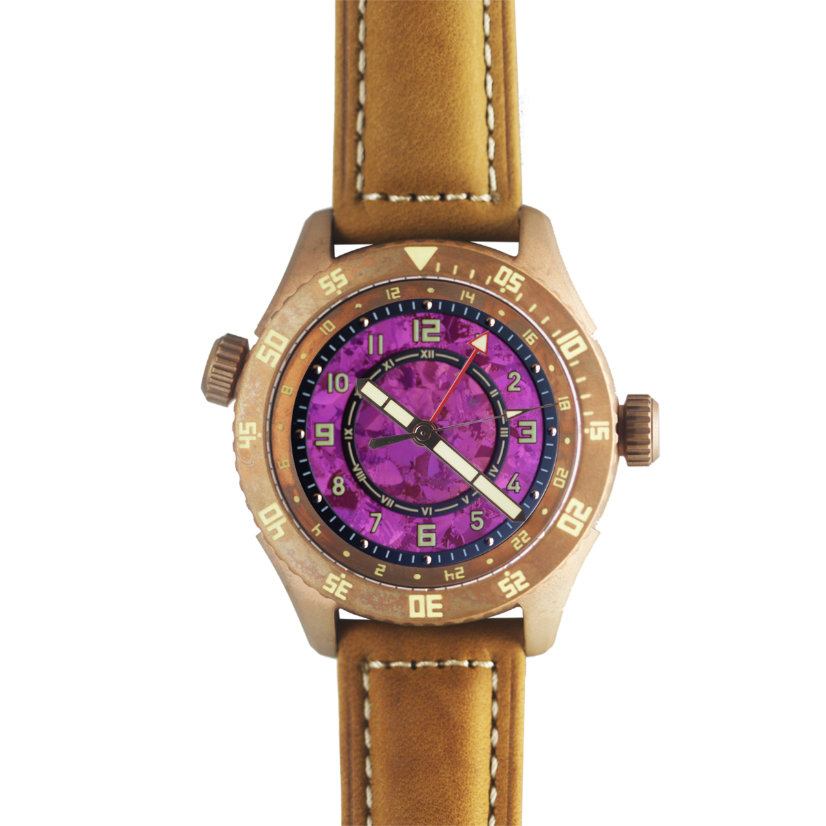Automatic mechanical stainless steel /bronze diving watch
