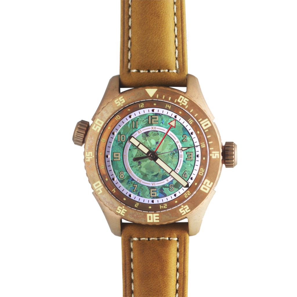 Automatic mechanical stainless steel /bronze diving watch