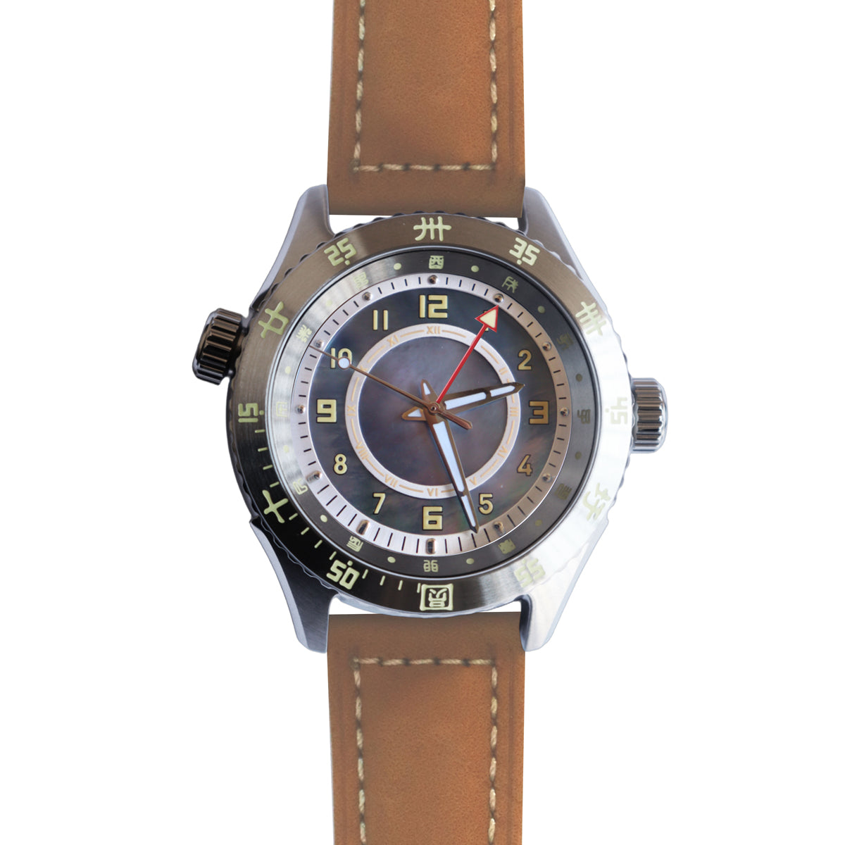 Automatic mechanical stainless steel /bronze diving watch