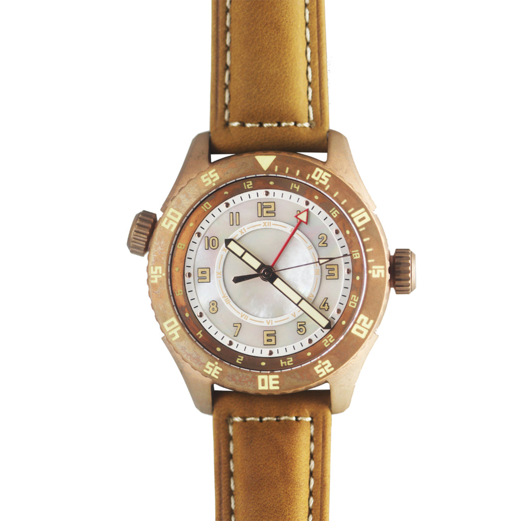 Automatic mechanical stainless steel /bronze diving watch