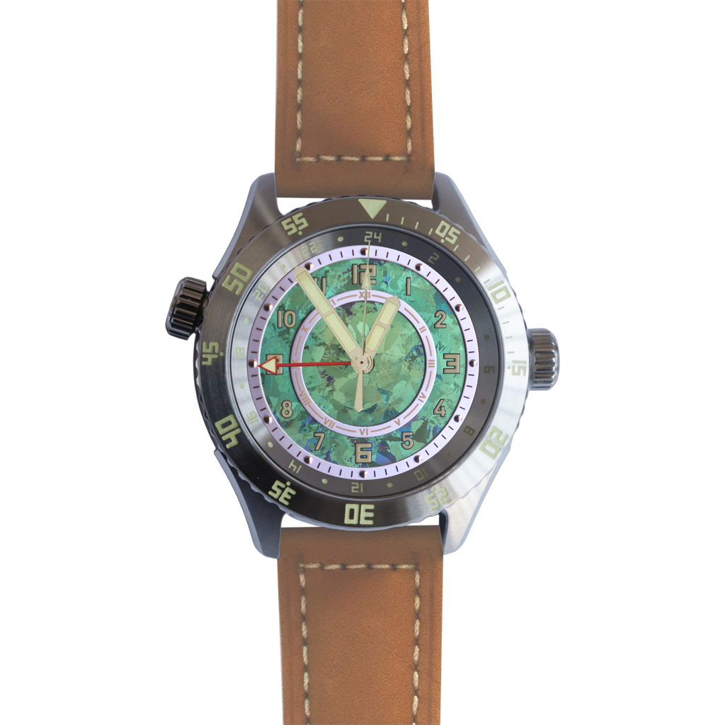 Automatic mechanical stainless steel /bronze diving watch