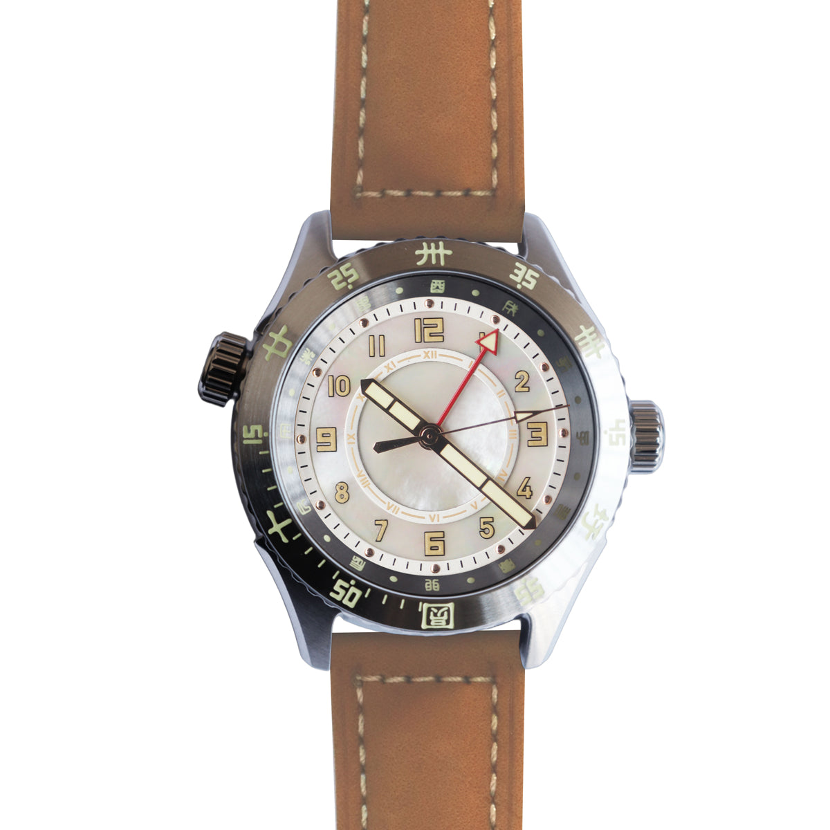 Automatic mechanical stainless steel /bronze diving watch