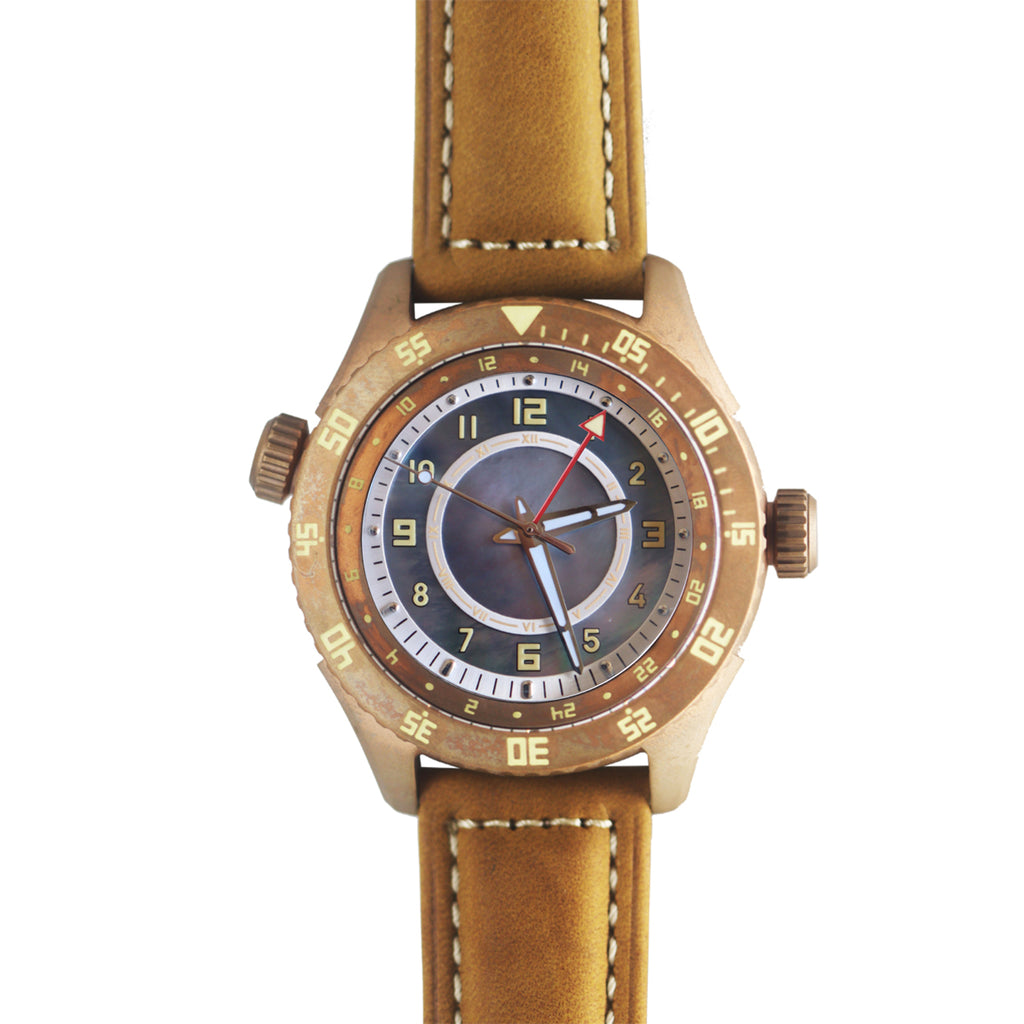 Automatic mechanical stainless steel /bronze diving watch