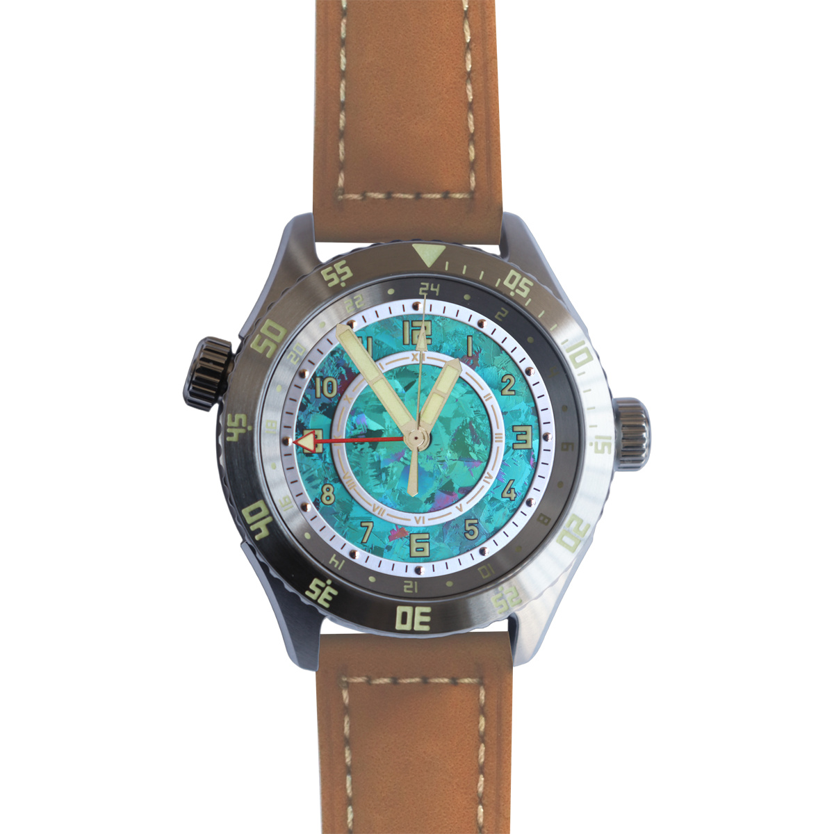 Automatic mechanical stainless steel /bronze diving watch