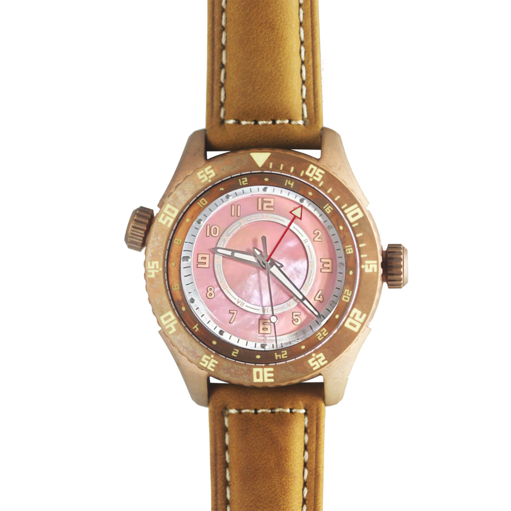 Automatic mechanical stainless steel /bronze diving watch