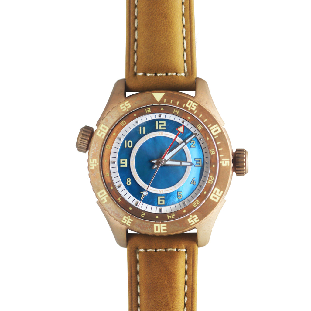 Automatic mechanical stainless steel /bronze diving watch