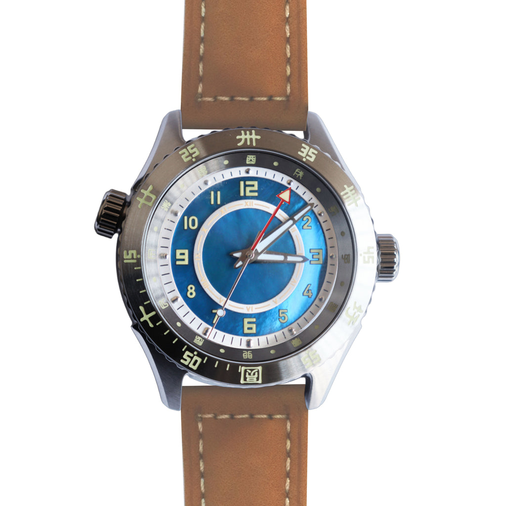 Automatic mechanical stainless steel /bronze diving watch