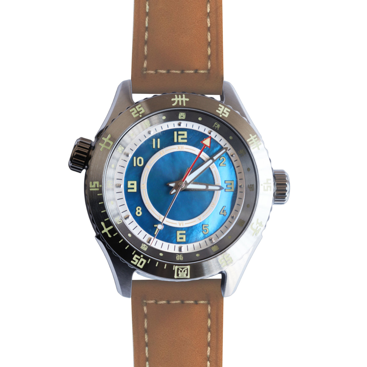 Automatic mechanical stainless steel /bronze diving watch