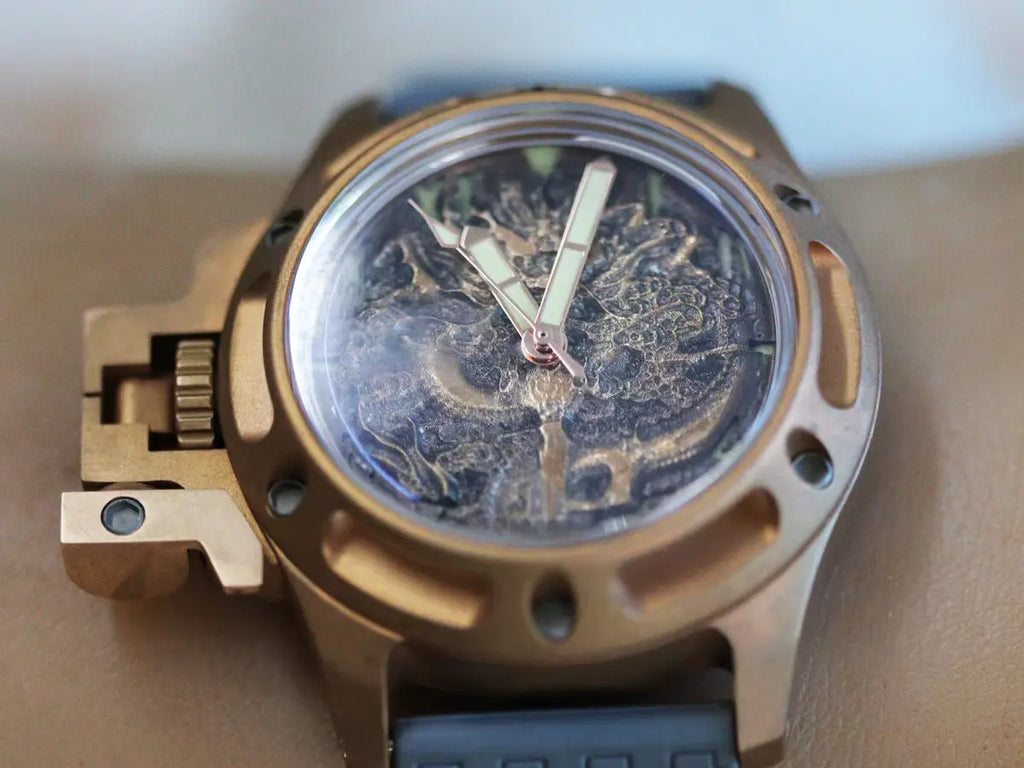 Automatic mechanical bronze/ Titanium/stainless steel diving watch sidaxin