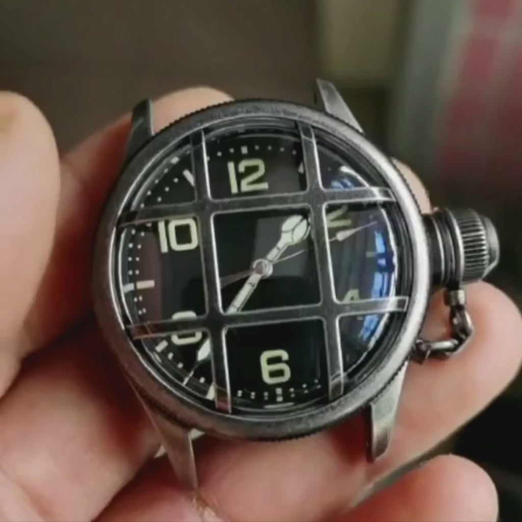 Automatic mechanical bronze/ stainless steel（All-optical&amp;Antique black） watch
